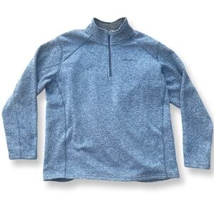 Eddie Bauer Men’s Blue Quarter-Zip Sweater 2XL